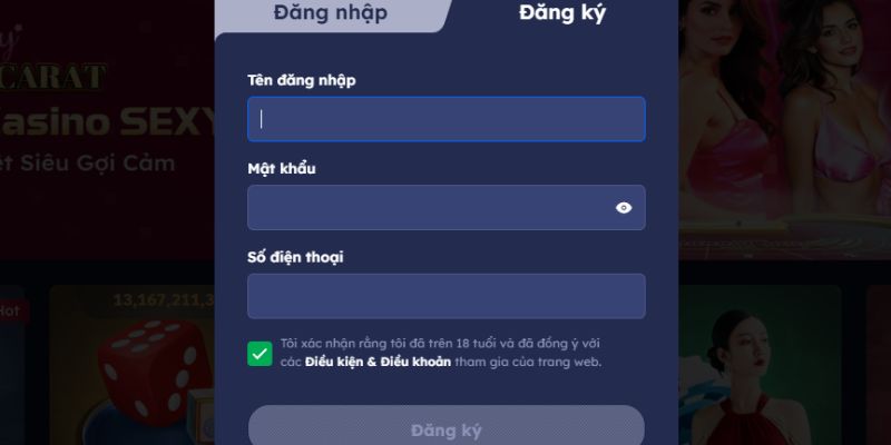 Cách thức đăng ký đơn giản cho lính mới